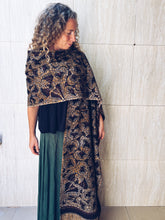 Load image into Gallery viewer, Naturally dyed, Batik - Long artpiece - Java Pumpkin flower - Homegrown Botanica