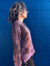 Load image into Gallery viewer, Wild Pink longsleeve ~ Merino ~ XL/XXL Homegrown Botanica