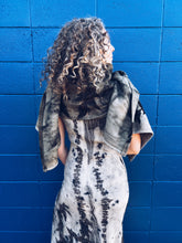 Load image into Gallery viewer, Wool Blanket Wrap/Scarf/Poncho ~ Dark Eucalyptus Homegrown Botanica