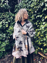 Load image into Gallery viewer, Wool Blanket Wrap/Scarf/Poncho ~ Liquid Amber Homegrown Botanica