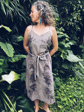 Load image into Gallery viewer, Grey Strappy Dress ~ Linen ~ S/M Wild Botanica