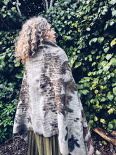 Load image into Gallery viewer, Wool Blanket Wrap/Scarf/Poncho ~ Liquid Amber Homegrown Botanica