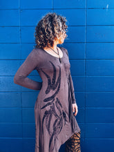 Load image into Gallery viewer, Wild Grey Dress ~ Viscose ~ XL Homegrown Botanica