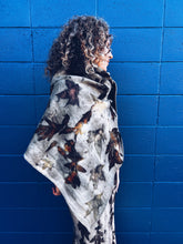 Load image into Gallery viewer, Wool Blanket Wrap/Scarf/Poncho ~ Liquid Amber Homegrown Botanica