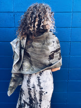 Load image into Gallery viewer, Wool Blanket Wrap/Scarf/Poncho ~ Liquid Amber Homegrown Botanica