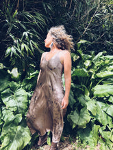 Load image into Gallery viewer, Strappy Dress Leafprinted ~ S ~ NEW