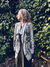 Load image into Gallery viewer, Dark Eucalyptus Medicine Cardy ~ Merino ~ L/XL+ Homegrown Botanica