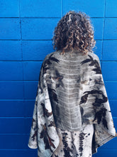 Load image into Gallery viewer, Wool Blanket Wrap/Scarf/Poncho ~ Liquid Amber Homegrown Botanica