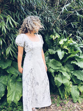 Load image into Gallery viewer, Leafprint Goddess Dress ~ Linen ~ M