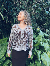 Load image into Gallery viewer, Grey Firey Eucalyptus Jersey ~ Cashmere Wool ~ M/L ~ NEW