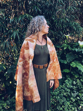 Load image into Gallery viewer, Wool Blanket Wrap/Scarf/Poncho ~ Onion Homegrown Botanica