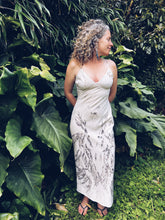 Load image into Gallery viewer, Cream Strappy Dress ~ Linen ~ XS Wild Botanica