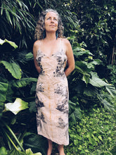 Load image into Gallery viewer, Apricot Strappy Dress ~ Linen ~ M/L Wild Botanica
