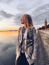 Load image into Gallery viewer, Dark Eucalyptus Medicine Cardy ~ Merino ~ L/XL+ Homegrown Botanica