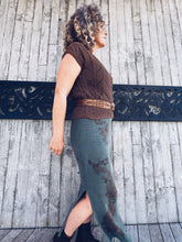 Load image into Gallery viewer, Eucalyptus Knitted Maxi Skirt ~ Cotton ~ XS
