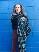 Load image into Gallery viewer, Handwoven Ikat - Java - Turquoise - Homegrown Botanica