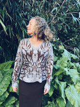 Load image into Gallery viewer, Grey Firey Eucalyptus Jersey ~ Cashmere Wool ~ M/L ~ NEW