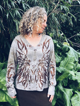 Load image into Gallery viewer, Grey Firey Eucalyptus Jersey ~ Cashmere Wool ~ L/XL ~ NEW