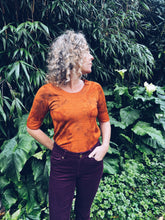 Load image into Gallery viewer, Orange Eucalyptus Tee ~ Merino ~ M Homegrown Botanica
