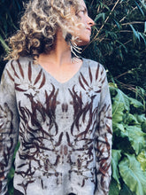 Load image into Gallery viewer, Grey Firey Eucalyptus Jersey ~ Cashmere Wool ~ M/L ~ NEW