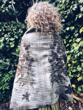 Load image into Gallery viewer, Wool Blanket Wrap/Scarf/Poncho ~ Liquid Amber Homegrown Botanica