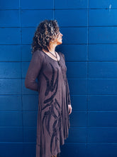 Load image into Gallery viewer, Wild Grey Dress ~ Viscose ~ XL Homegrown Botanica