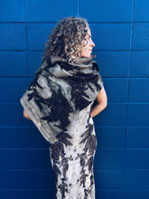Load image into Gallery viewer, Wool Blanket Wrap/Scarf/Poncho ~ Dark Eucalyptus Homegrown Botanica