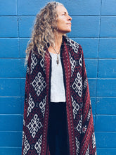 Load image into Gallery viewer, Handwoven Ikat - Java - Red - Homegrown Botanica