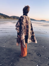 Load image into Gallery viewer, Wool Blanket Wrap/Poncho ~ Pink Oak ~ Xtra long ***