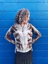 Load image into Gallery viewer, Dark & Earthy longsleeve ~ Merino ~ S/M Homegrown Botanica