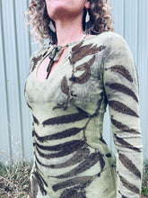 Load image into Gallery viewer, Wild Eucalyptus Green Dress ~ Merino ~ XXS-S ~ New