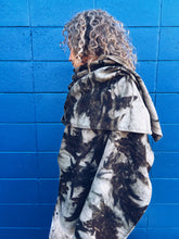 Load image into Gallery viewer, Wool Blanket Wrap/Scarf/Poncho ~ Dark Eucalyptus Homegrown Botanica