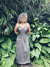 Load image into Gallery viewer, Tie Detail Dress Leafprinted ~ S ~ NEW