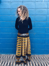Load image into Gallery viewer, Handwoven Ikat Skirt - Java - Yellow Homegrown Botanica