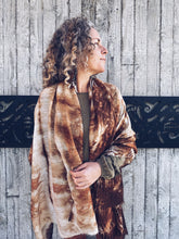 Load image into Gallery viewer, The Ethereal Merino Silk Wrap ~ Onion Skins
