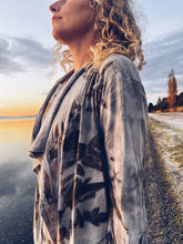 Load image into Gallery viewer, Dark Eucalyptus Medicine Cardy ~ Merino ~ L/XL+ Homegrown Botanica