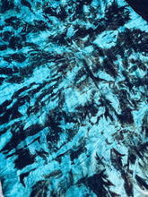 Load image into Gallery viewer, Plant Dyed Turquoise 100% Wool Blanket ~ Queen Homegrown Botanica