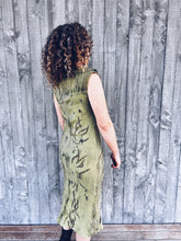 Load image into Gallery viewer, Wild Green Dress ~ Viscose ~ M ~ NEW Homegrown Botanica