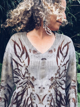 Load image into Gallery viewer, Grey Firey Eucalyptus Jersey ~ Cashmere Wool ~ L/XL ~ NEW