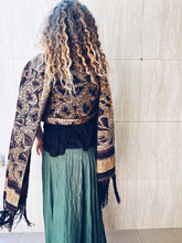 Load image into Gallery viewer, Naturally dyed, Batik - Long artpiece - Java Pumpkin flower - Homegrown Botanica