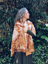 Load image into Gallery viewer, Wool Blanket Wrap/Scarf/Poncho ~ Onion Homegrown Botanica