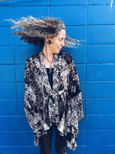 Load image into Gallery viewer, Batik Kimono - Java - Dark Brown - Homegrown Botanica