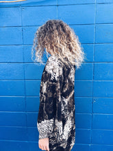 Load image into Gallery viewer, Batik Kimono - Java - Dark with sleeve detailing - Homegrown Botanica