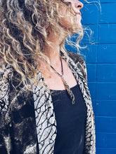 Load image into Gallery viewer, Batik Kimono - Java - Dark with sleeve detailing - Homegrown Botanica