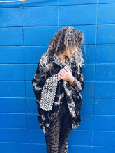 Load image into Gallery viewer, Batik Kimono - Java - Dark with sleeve detailing - Homegrown Botanica