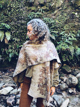 Load image into Gallery viewer, Wool Blanket Wrap/Scarf/Poncho ~ Liquid Amber
