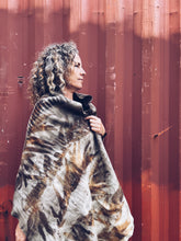 Load image into Gallery viewer, Wool Blanket Wrap/Scarf/Poncho ~ Avocado
