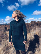 Load image into Gallery viewer, Wild Turquoise Dress ~ Merino ~ S *
