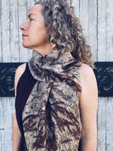 Load image into Gallery viewer, The Merino Silk Whisper Scarf ~ Khaki
