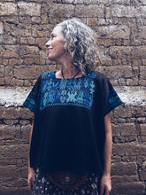 Load image into Gallery viewer, Blue Hupile ~ Santa Catarina Palopó ~ Hand woven

